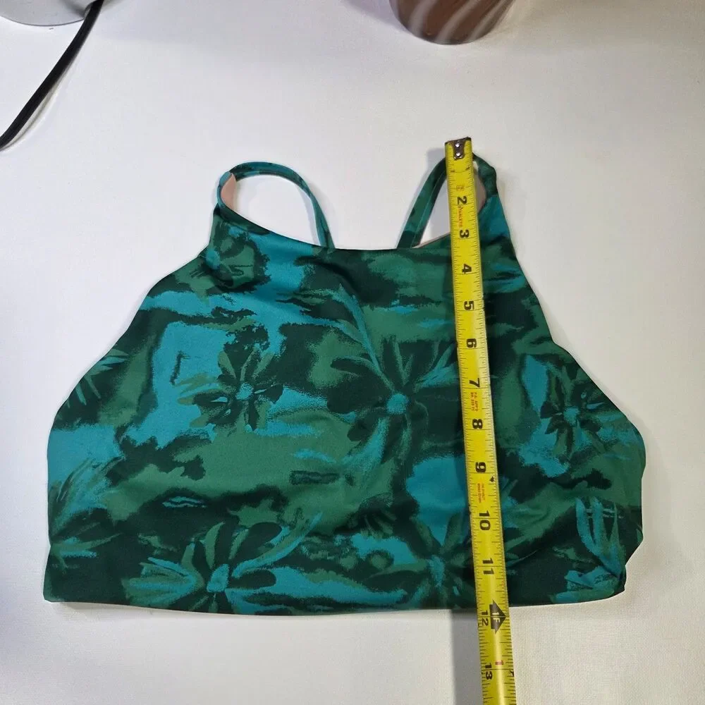 Patagonia Women's Nanogrip Cami Top Cliffs and Waves: Conifer Green S